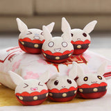 Genshin Impact Anime Klee Bomb Jumpy Dumpty Plushies Fluffy Bouncing Bombs Keychains Emoji Anime Aesthetic