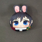 Demon Slayer Kimestu no Yaiba Plushies Squishy Mochi Omanjuu Plush Fluffy Keychains Usagi Giyu