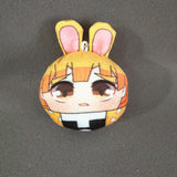 Demon Slayer Kimestu no Yaiba Plushies Squishy Mochi Omanjuu Plush Fluffy Keychains Usagi Zenitsu