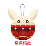 Genshin Impact Anime Klee Bomb Jumpy Dumpty Plushies Fluffy Bouncing Bombs Keychains Emoji Anime Aesthetic