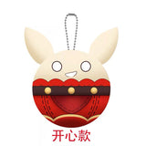 Genshin Impact Anime Klee Bomb Jumpy Dumpty Plushies Fluffy Bouncing Bombs Keychains Emoji Anime Aesthetic
