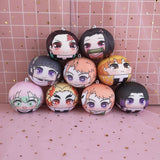 Demon Slayer Kimestu no Yaiba Plushies Squishy Mochi Omanjuu Plush Fluffy Keychains Tanjiro Nezuko Manao Sabito Zenitsu Mitsuri Rengoku Sabito Shinobu