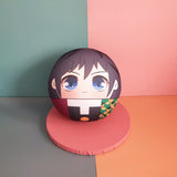 Demon Slayer Kimestu no Yaiba Plushies Squishy Mochi Omanjuu Plush Fluffy Keychains Giyu