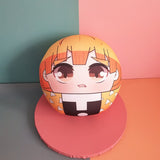 Demon Slayer Kimestu no Yaiba Plushies Squishy Mochi Omanjuu Plush Fluffy Keychains Zenitsu