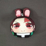 Demon Slayer Kimestu no Yaiba Plushies Squishy Mochi Omanjuu Plush Fluffy Keychains Usagi Tanjiro