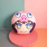 Demon Slayer Kimestu no Yaiba Plushies Squishy Mochi Omanjuu Plush Fluffy Keychains Inosuke