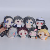 Plush Keychain Anime Demon Slayer Kimestu ni Yaiba Tanjiro Nezuko Kamado Inosuke Zenitsu Giyu Tomioka Shinobu Kanao Muzan