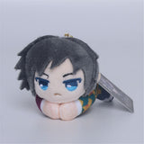 Plush Keychain Anime Demon Slayer Kimestu ni Yaiba Giyu Tomioka
