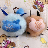 Genshin Impact Hilichurls Plushies Squishy Mochi / Omanjuu Plush Keychains Anime Crush