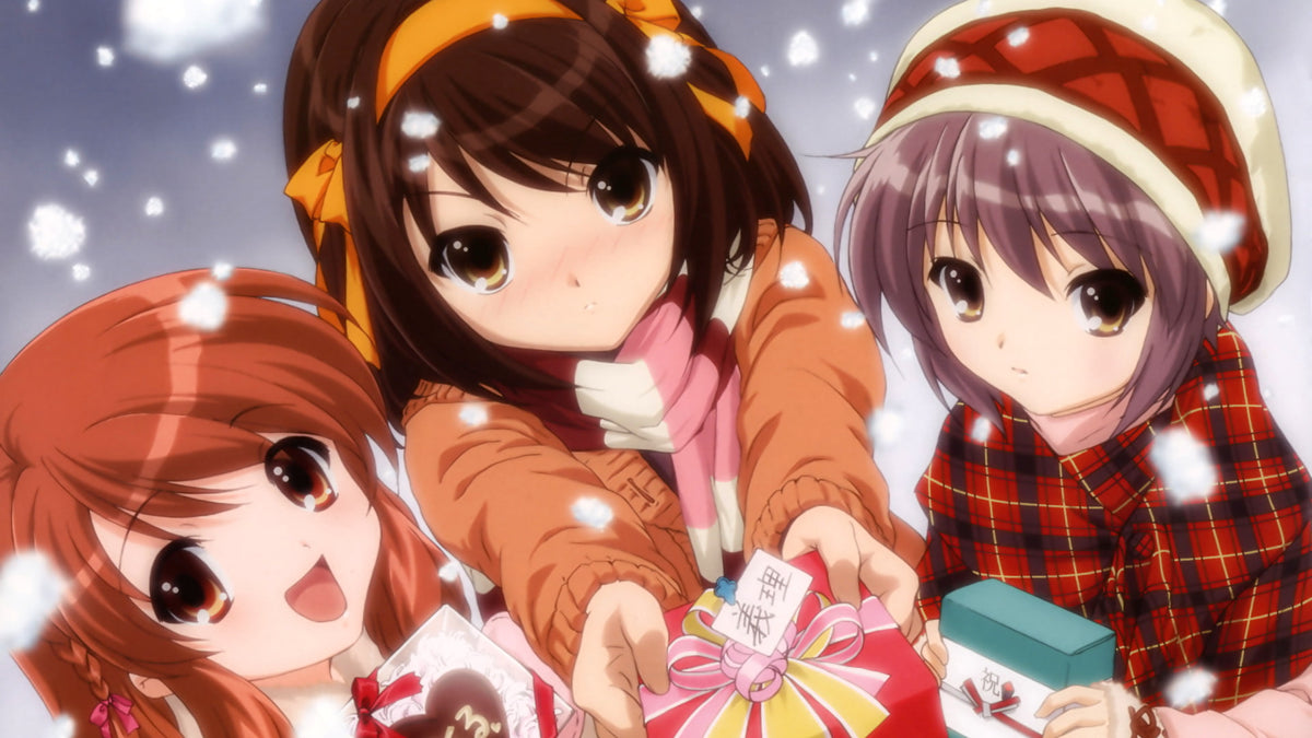 Anime Christmas gifts: hoodies, T-shirts, keychains, and jewelry from top series like Akira, Demon Slayer, and Attack on Titan.
