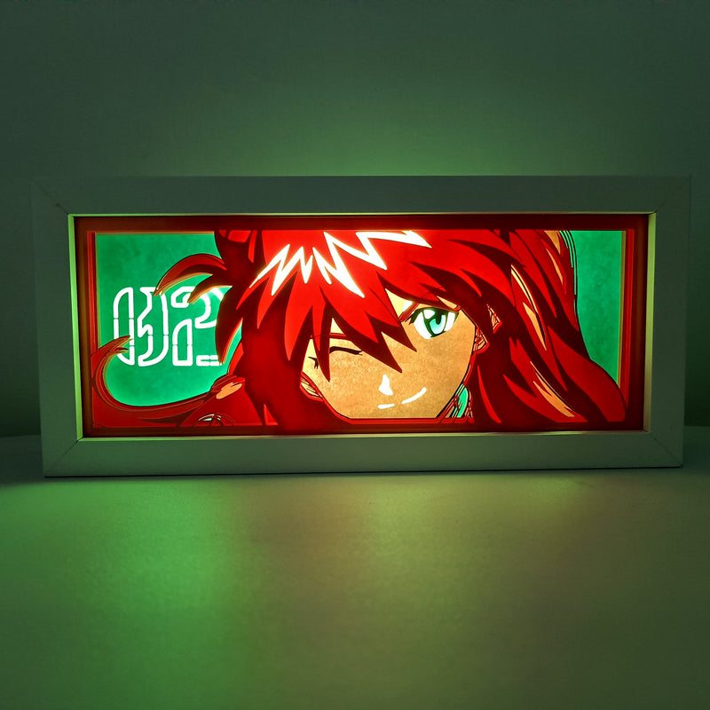 Neon Genesis Evangelion Asuka Langley RGB Led Light Box