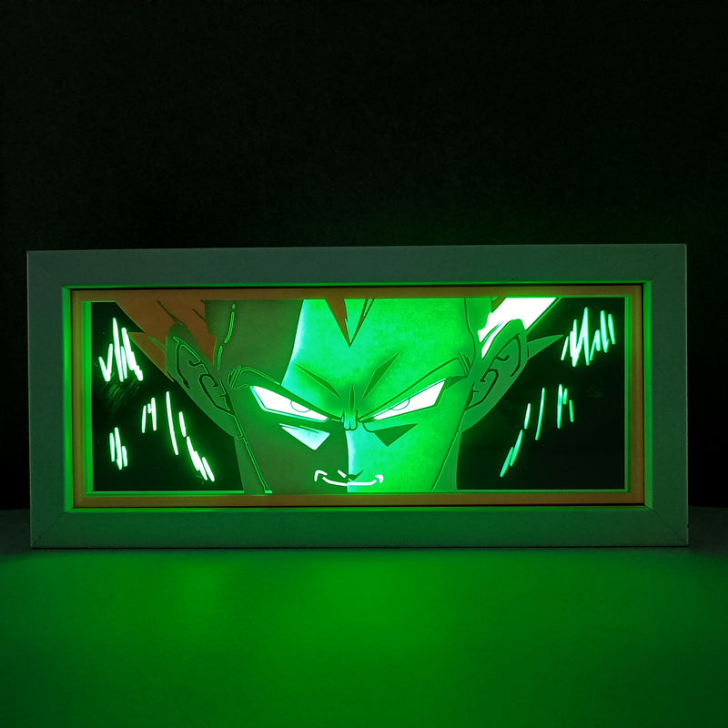 Dragon Ball Z Vegeta Super Saiyan RGB Led Light Box