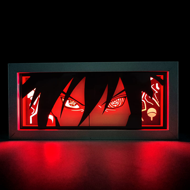 Naruto Sasuke Uchiha RGB Led Light Box Anime Crush