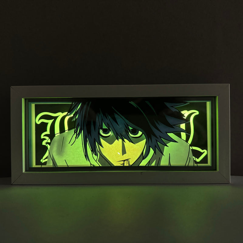 Death Note L RGB Led Light Box Anime Crush