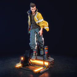 High-quality resin anime figure of David Martinez from Cyberpunk 2077: Edgerunners, featuring exceptional craftsmanship and detailed design. This premium collectible captures David’s iconic look from the hit anime series, making it perfect for fans of anime figures and Cyberpunk enthusiasts. Ideal for collectors seeking a standout piece to celebrate the world of Edgerunners and Cyberpunk 2077