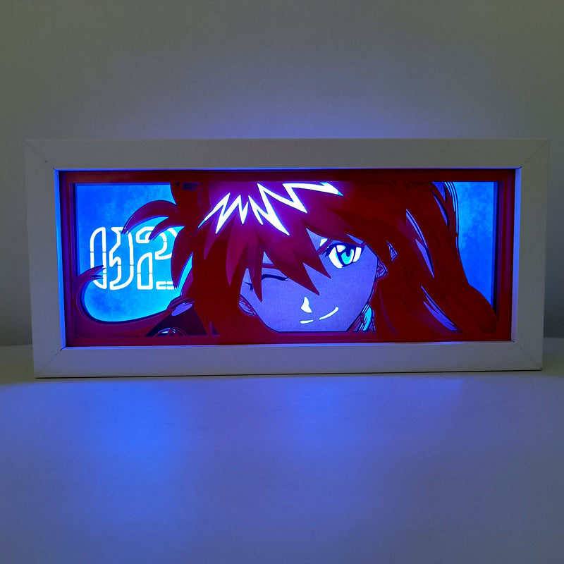 Neon Genesis Evangelion Asuka Langley RGB Led Light Box