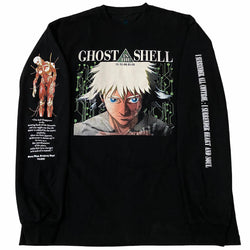 Ghost in the Shell anime hoodie long sleeve crew neck sweater cyberpunk anime apparel Motoko Kusanagi inspired clothing premium anime fashion high-quality anime sweatshirt stylish and comfortable cosplay wear durable anime hoodie sci-fi anime merchandise soft fabric anime fan clothing manga-inspired hoodie perfect gift for anime fans futuristic anime outfit unique Ghost in the Shell apparel collectible anime clothing