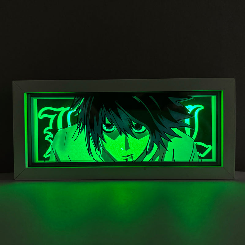 Death Note L RGB Led Light Box Anime Crush