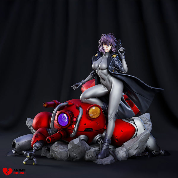 High-quality resin anime figure of Major Motoko Kusanagi from the iconic cyberpunk series Ghost in the Shell. This expertly crafted model showcases intricate details, capturing the essence of the legendary character with precision and artistry. Designed for collectors, painters, and fans of anime figures, it’s a stunning representation of the Major’s strength and elegance, perfect for display or creative customization. Ideal for those who appreciate premium craftsmanship.