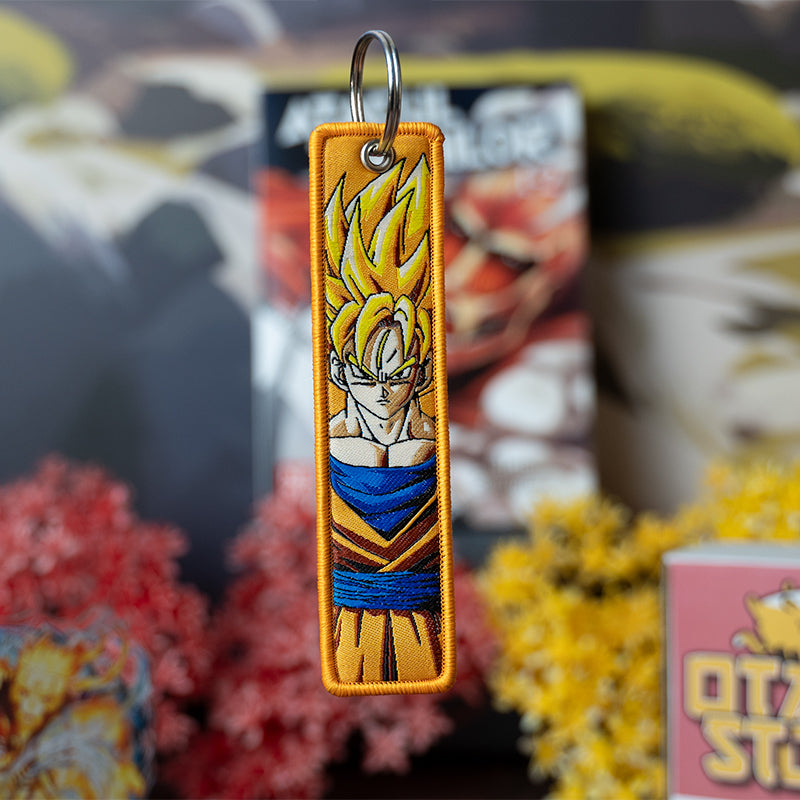 Legendary Dragon Ball Embroidered Jet Tag featuring high-quality stitching of Goku, Vegeta, and the iconic Dragon Ball symbol. Made from durable materials, this double-sided jet tag brings the power and excitement of the series to life. Perfect for keys, backpacks, or adding a touch of Saiyan strength to your car, it’s a must-have collectible for Dragon Ball fans and anime enthusiasts looking to carry the energy of their favorite heroes wherever they go!