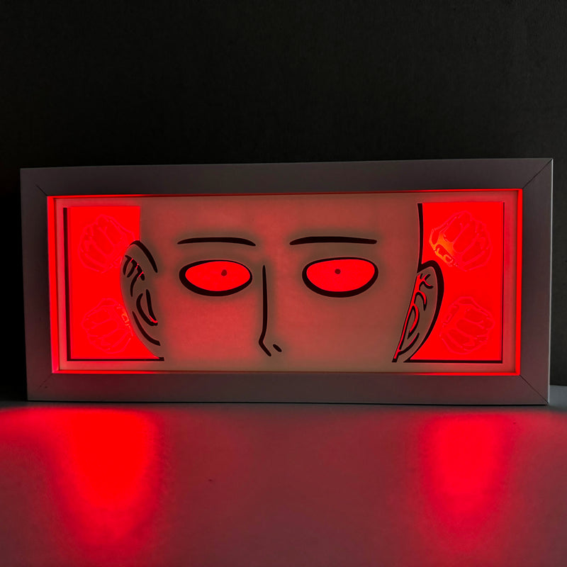 One Punch Man Saitama RGB Led Light Box