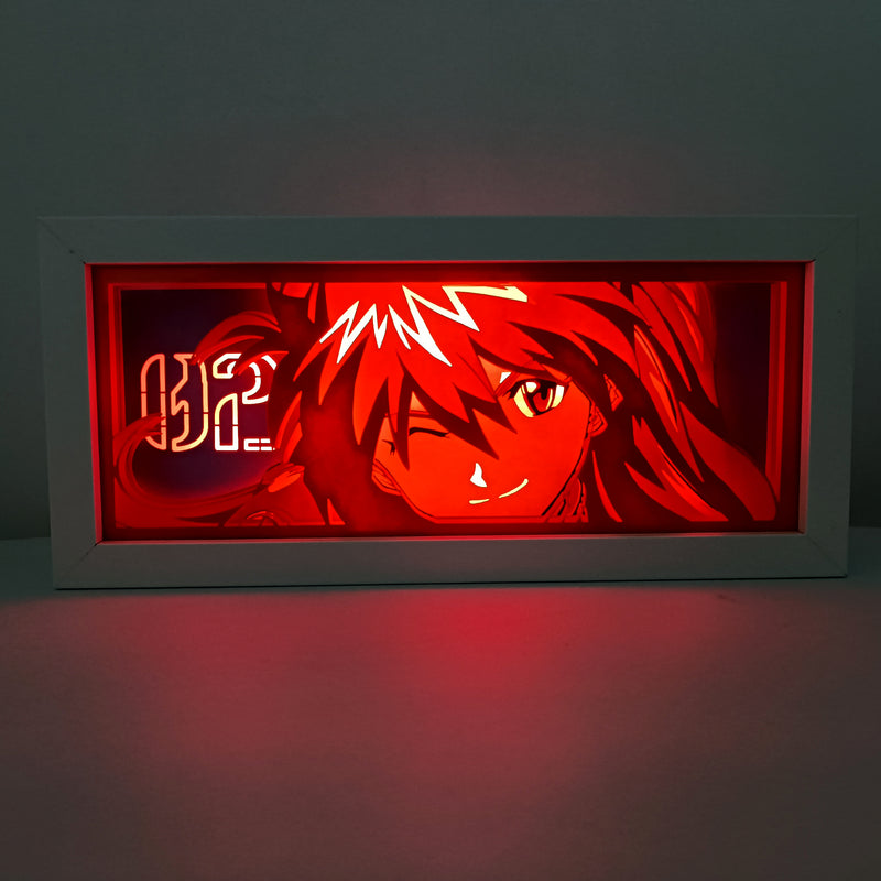 Neon Genesis Evangelion Asuka Langley RGB Led Light Box