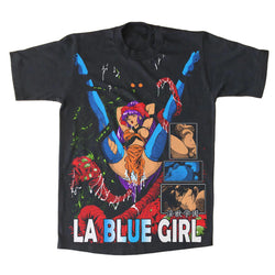 La Blue Girl T-shirt Miko Midou Cthulhu tentacles Erotic hentai anime apparel niche anime clothing high-quality anime tee stylish and comfortable cosplay wear durable T-shirt soft fabric collectible anime merchandise perfect gift for adult anime fans manga-inspired clothing unique and rare anime fashion everyday niche anime outfit La Blue Girl apparel