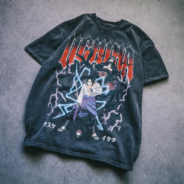 Naruto Sasuke Uchiha T-shirt anime apparel high-quality anime tee Sasuke Uchiha inspired clothing stylish and comfortable cosplay wear durable T-shirt soft fabric collectible anime merchandise perfect gift for Naruto and Sasuke fans manga-inspired clothing everyday anime outfit iconic ninja design Sasuke Uchiha apparel