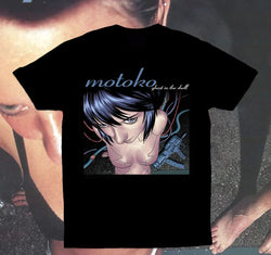 Futuristic Ghost in the Shell Black T-Shirt featuring stunning, high-detail artwork of Major Motoko Kusanagi and the iconic cybernetic logo. Made from premium, soft cotton fabric, this shirt embodies the cyberpunk aesthetic and thought-provoking themes of the series. Perfect for casual wear, conventions, or adding a tech-inspired edge to your wardrobe, this tee is a must-have for Ghost in the Shell fans and lovers of classic sci-fi anime.