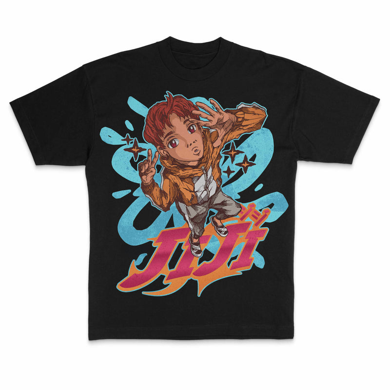 Dandadan Jiji Vintage Oversized Anime Graphic T-Shirt