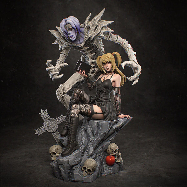 High-quality resin anime figure of Misa Amane from Death Note, crafted with intricate details and exceptional craftsmanship. This premium collectible captures Misa’s gothic elegance and vibrant personality, perfectly reflecting her iconic role in the dark and gripping series. Ideal for fans of anime figures and Death Note enthusiasts, this figure is a must-have for collectors celebrating this unforgettable character