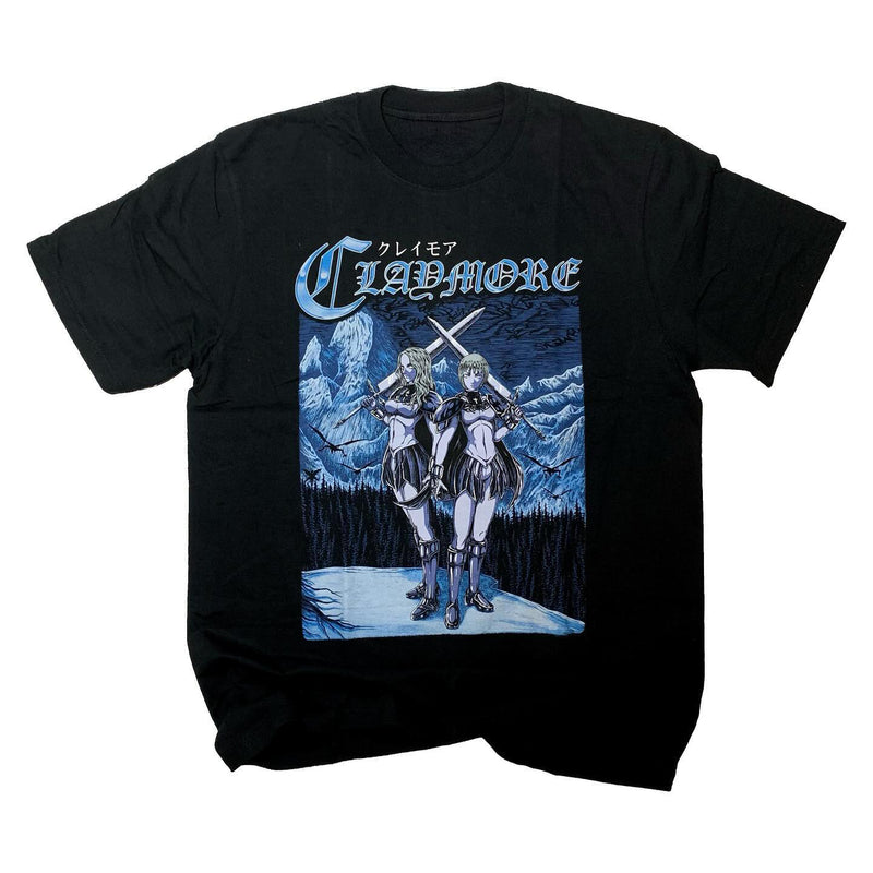 Claymore T-shirt anime apparel Clare Teresa Miria inspired clothing dark fantasy anime design high-quality anime tee stylish and comfortable cosplay wear durable T-shirt soft fabric collectible anime merchandise perfect gift for Claymore fans manga-inspired clothing everyday anime outfit Claymore apparel iconic anime fashion