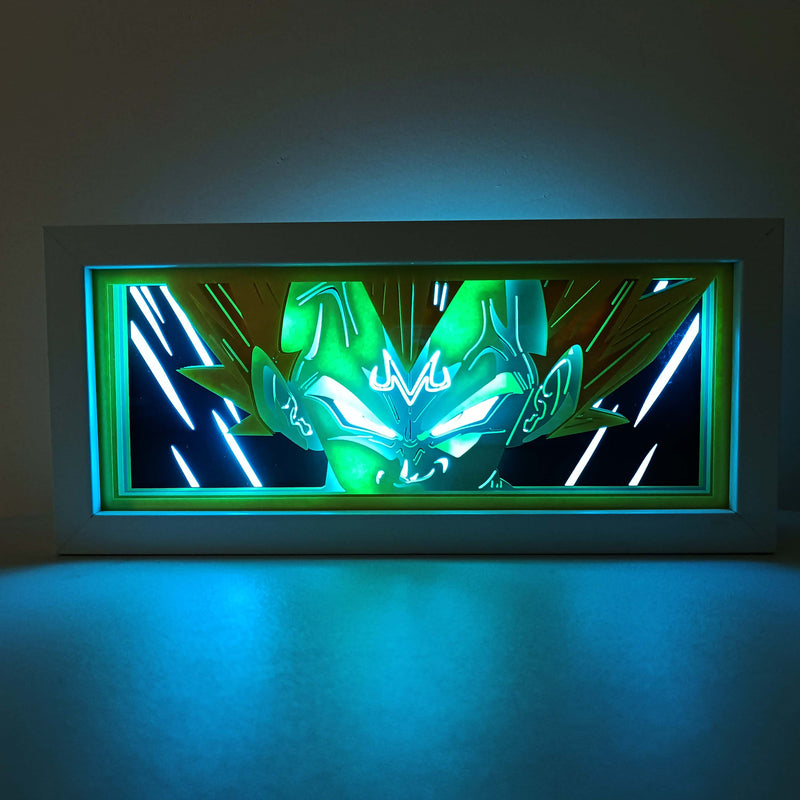 Dragon Ball Z Vegeta Majin Super Saiyan RGB Led Light Box