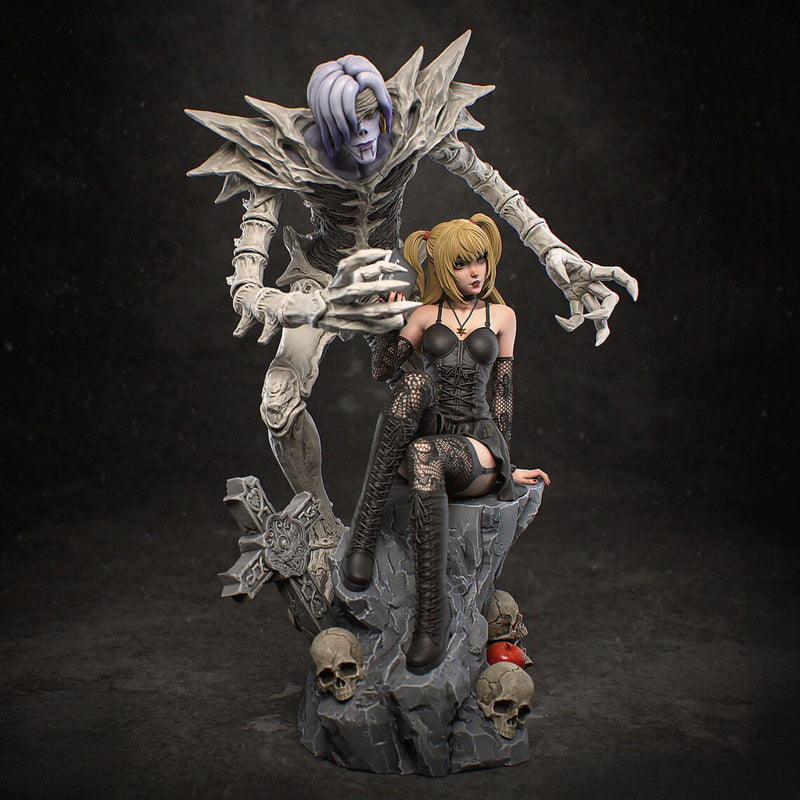 High-quality resin anime figure of Misa Amane from Death Note, crafted with intricate details and exceptional craftsmanship. This premium collectible captures Misa’s gothic elegance and vibrant personality, perfectly reflecting her iconic role in the dark and gripping series. Ideal for fans of anime figures and Death Note enthusiasts, this figure is a must-have for collectors celebrating this unforgettable character