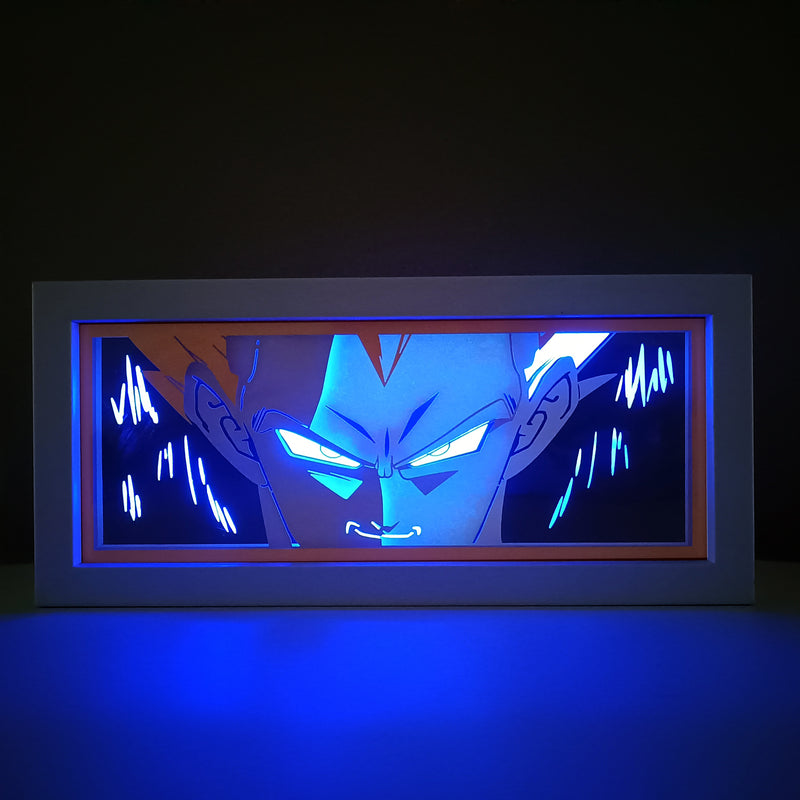 Dragon Ball Z Vegeta Super Saiyan RGB Led Light Box