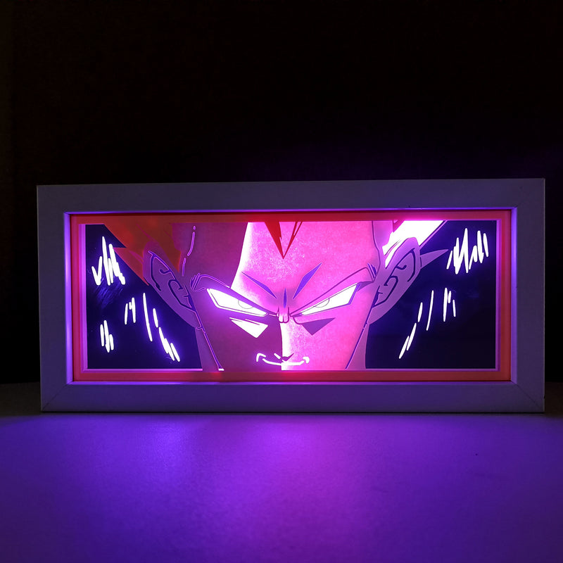 Dragon Ball Z Vegeta Super Saiyan RGB Led Light Box