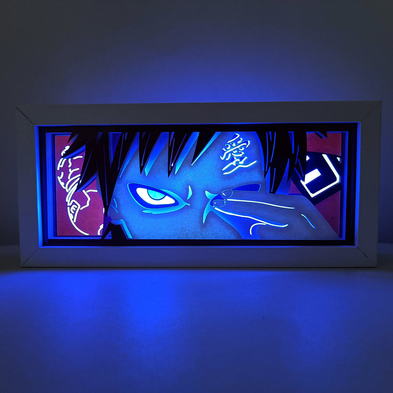 Naruto Gaara RGB Led Light Box Anime Crush