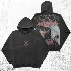 Buy Berserk Guts The black Swordsman Grifith Egg of the king Behelit Brand of sacrifice Casaca Anime Hoodie Retro Vintage Oversized Streetwear Graphic Crew Neck Classic Washed Harajuku Y2K Tee Casual Japan Apparel Tokyo Street Clothing Otaku Weeb Gothic Gym Gear Fashion Cosplay Festival Manga Anime Shirt Buy Best Sweatshirt Heavyweight Cotton