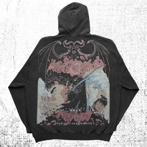 Buy Berserk Guts The black Swordsman Grifith Egg of the king Behelit Brand of sacrifice Casaca Anime Hoodie Retro Vintage Oversized Streetwear Graphic Crew Neck Classic Washed Harajuku Y2K Tee Casual Japan Apparel Tokyo Street Clothing Otaku Weeb Gothic Gym Gear Fashion Cosplay Festival Manga Anime Shirt Buy Best Sweatshirt Heavyweight Cotton