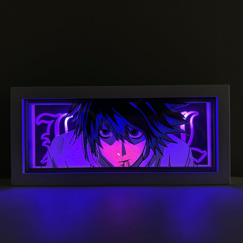 Death Note L RGB Led Light Box Anime Crush