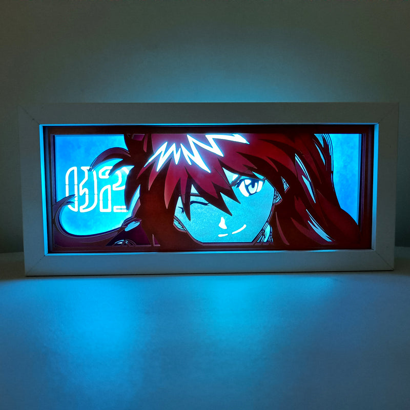 Neon Genesis Evangelion Asuka Langley RGB Led Light Box