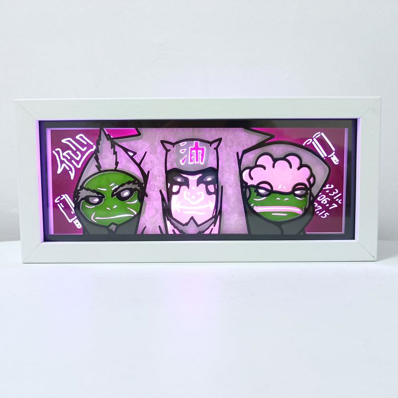 Naruto Jiraiya RGB Led Light Box Anime Crush