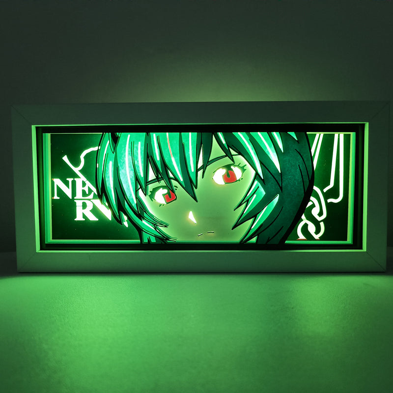 Neon Genesis Evangelion Rei Ayanami RGB Led Light Box