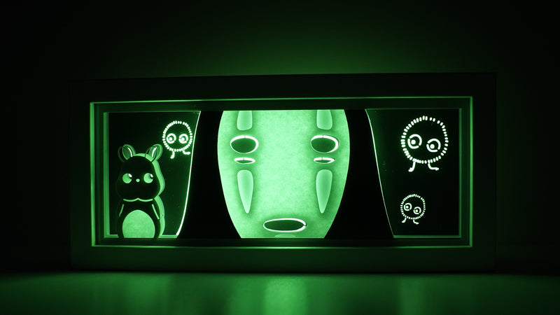 Studio Ghibli Spirited Away Kaonashi No Face RGB Led Light Box