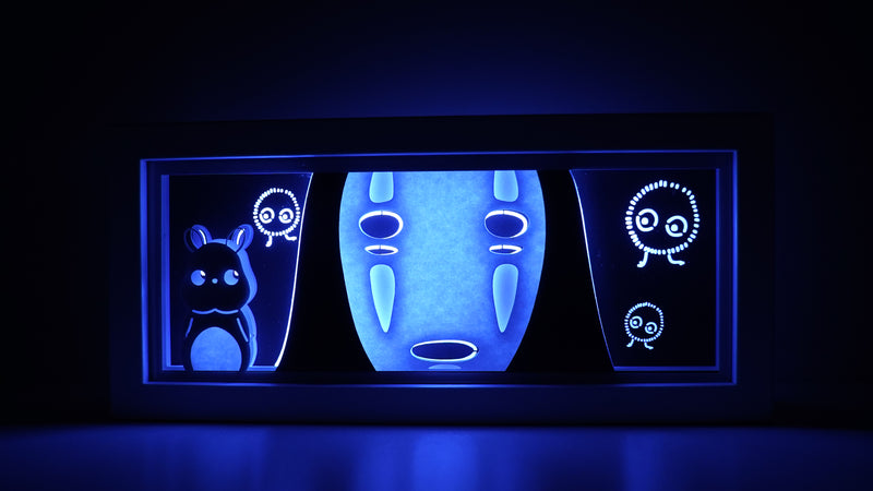 Studio Ghibli Spirited Away Kaonashi No Face RGB Led Light Box