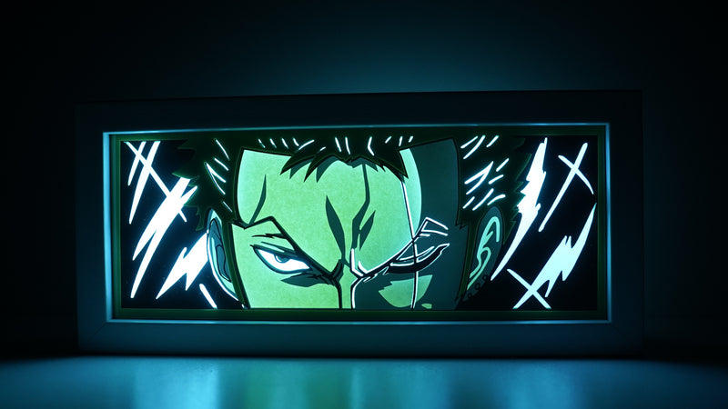 One Piece Roronoa Zoro RGB Led Light Box