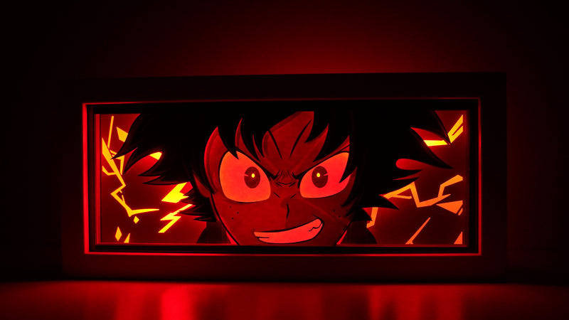 My Hero Academia Izuku Midoriya Deku RGB Led Light Box