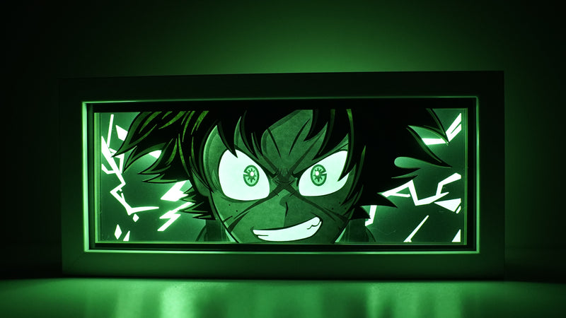 My Hero Academia Izuku Midoriya Deku RGB Led Light Box