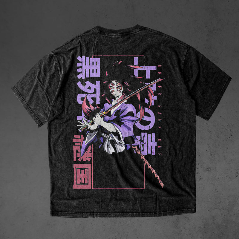 Vintage oversized Demon Slayer streetwear tee with classic washed Harajuku Y2K style, perfect for skateboarders, otaku, and anime fans. This heavyweight cotton shirt features Tanjiro, Nezuko, Zenitsu, Inosuke, and Giyu in bold, dynamic artwork. Ideal for skating, gym, or cosplay, this tee embodies the fierce energy of Demon Slayer, blending intense battles against demons with edgy streetwear fashion. A must-have for fans of the Demon Slayer Corps and those who embrace the unstoppable spirit of Tanjiro and h