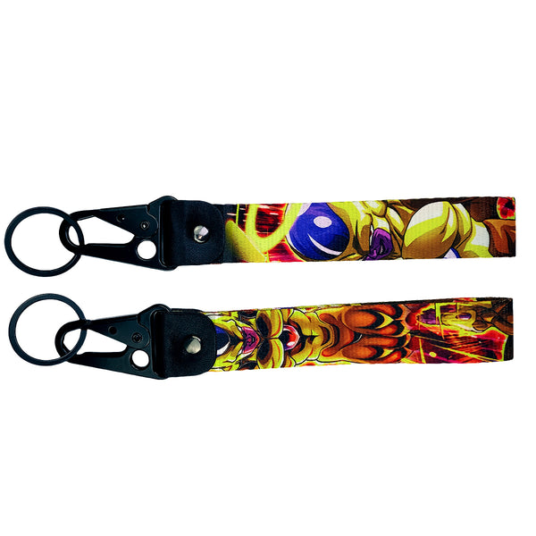 Iconic Dragon Ball Z JDM Lanyard Keychain featuring powerful designs of Goku, Vegeta, Gohan, and the Dragon Ball Z logo. Made from high-quality, durable fabric with vibrant, double-sided prints, this lanyard is perfect for securing keys, ID badges, or adding a burst of Saiyan energy to your backpack. Fusing the intense battles of Dragon Ball Z with JDM style, it's a must-have accessory for anime lovers and car enthusiasts who want to keep their power levels high every day.